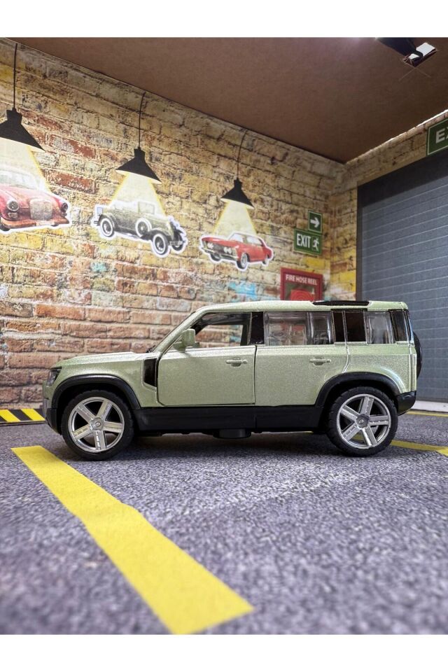 Land Rover Defender Jeep Metal Araba - Çek Bırak O