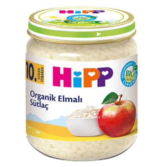 Hipp Organik Elmalı Sütlaç Püresi 200 g