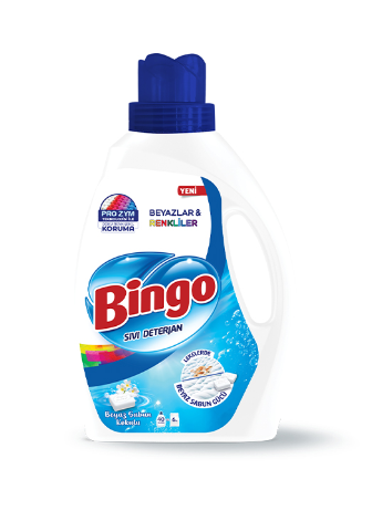 Bingo Beyaz Sabun Kokusu Sıvı Deterjan 2600 ml