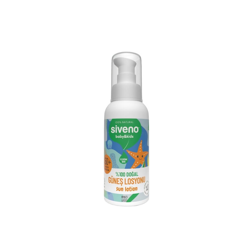 Siveno Doğal Güneş Losyonu Kids SPF50 100 ml