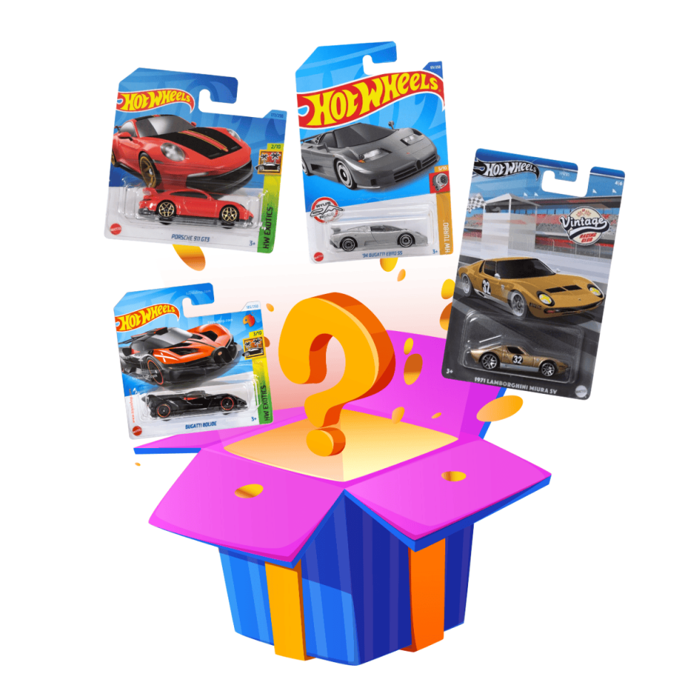 Hot Wheels Koleksiyonel Tekli Araba Süpriz Kutu 3 Araç