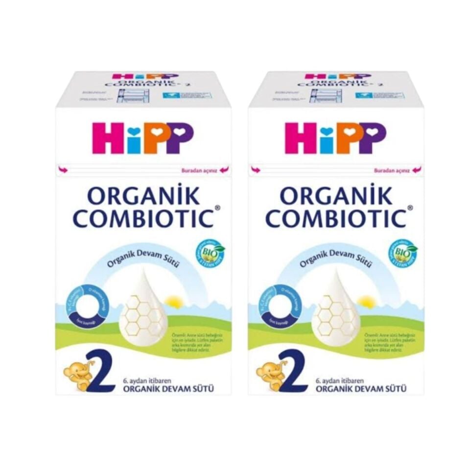 Hipp Organik  Combiotic Devam Sütü 2x600 gr 2 Numara - Hediyesiz