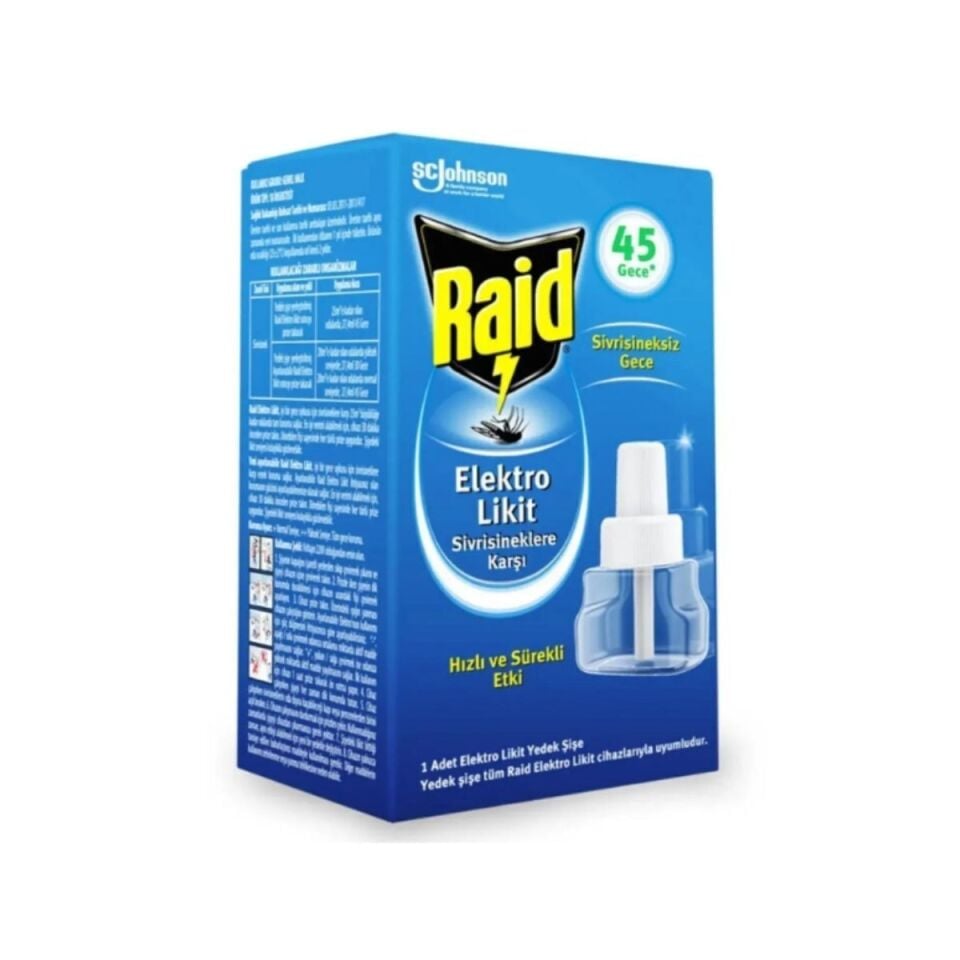 Raid Elektro Likit 45 Gece Yedek