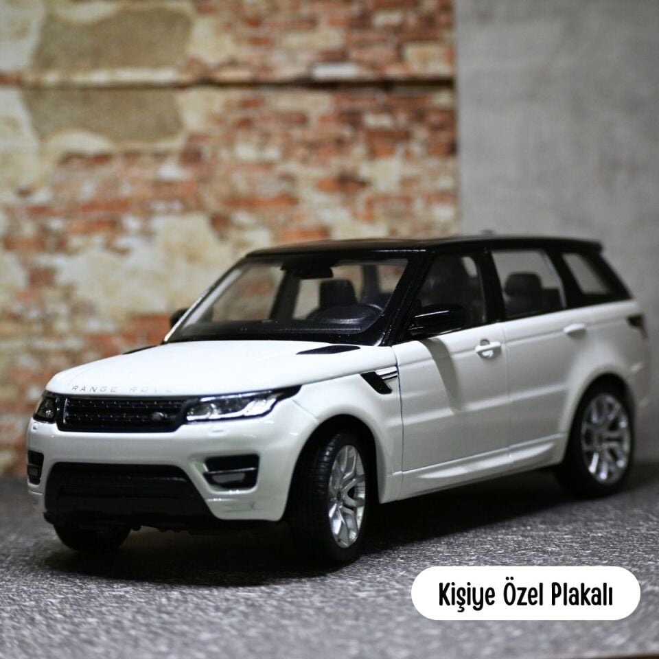 Range Rover Metal Model Araba 1:24 Ölçek Beyaz