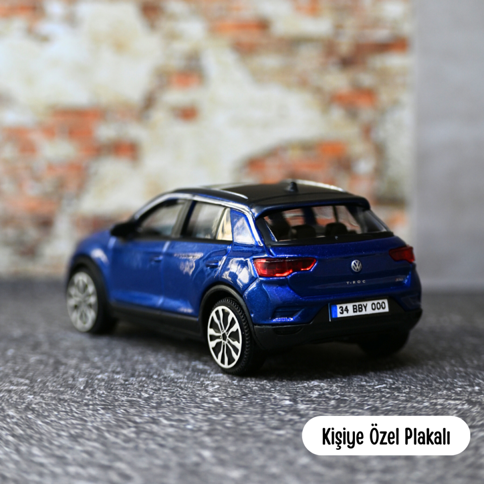 BRAGO 1:43 T-ROC METAL ARABA MAVİ