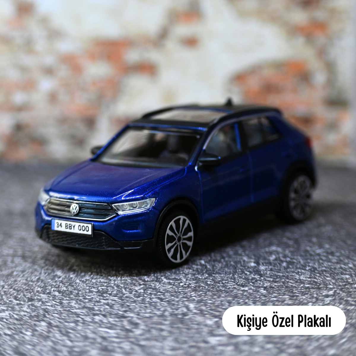 BRAGO 1:43 T-ROC METAL ARABA MAVİ