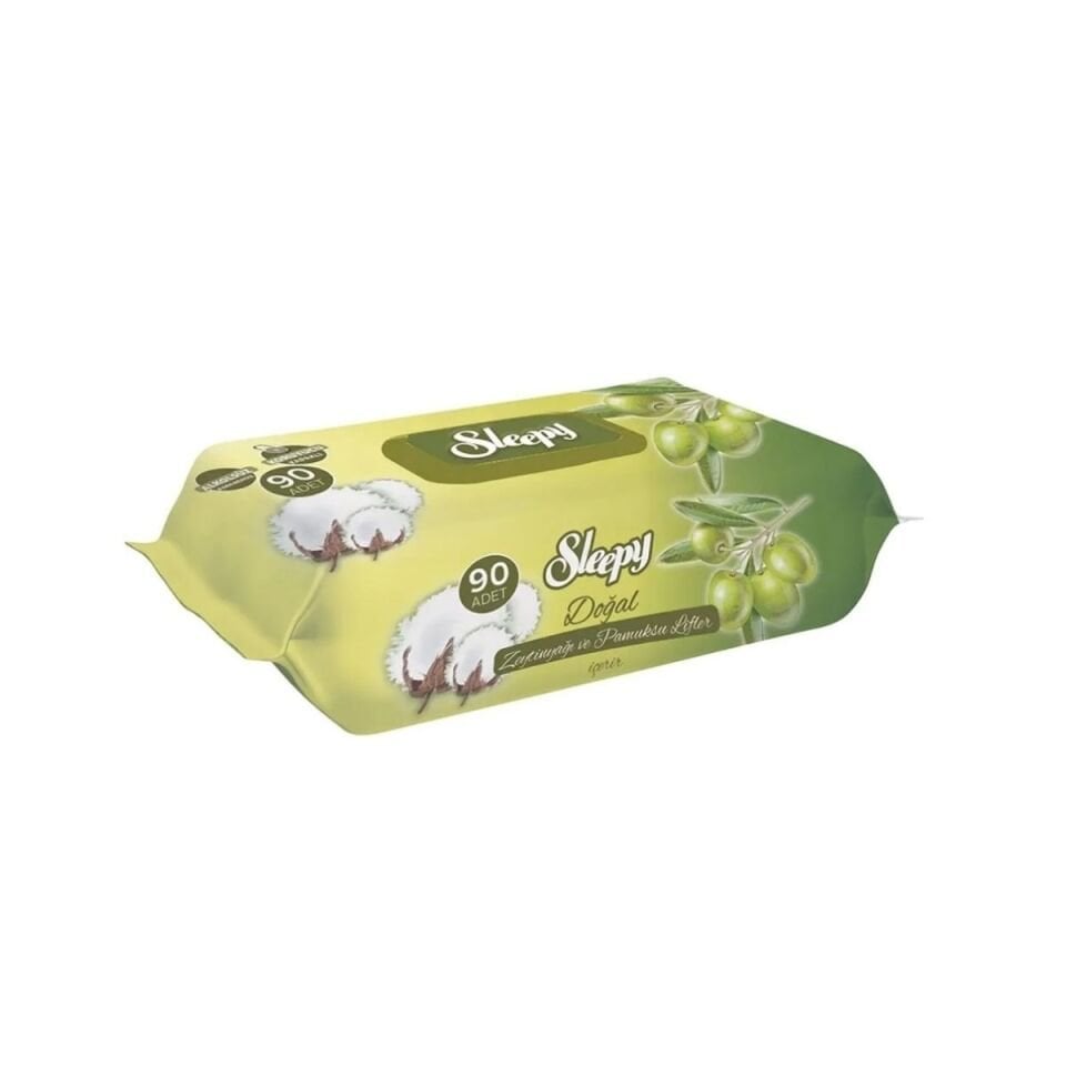 Sleepy Zeytinyağlı Islak Mendil 90'lı