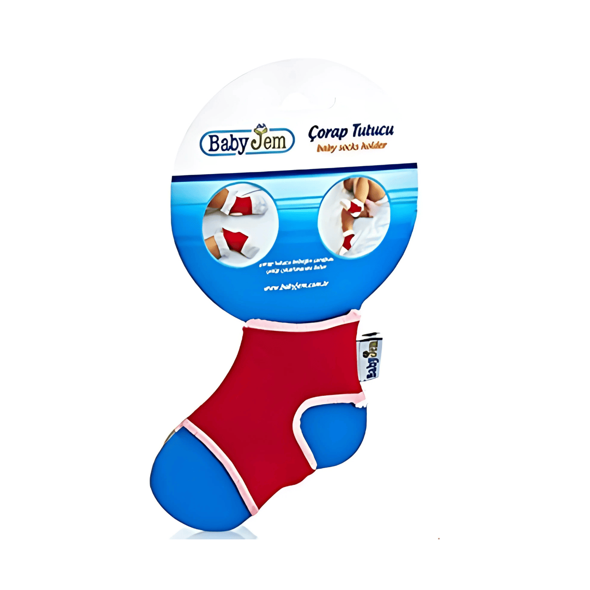 BABYJEM BEBEK ÇORAP TUTUCU KIRMIZI 04801 W