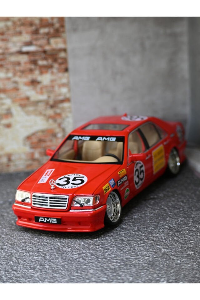 MERCEDES S320 RALLY METAL ARABA KIRMIZI