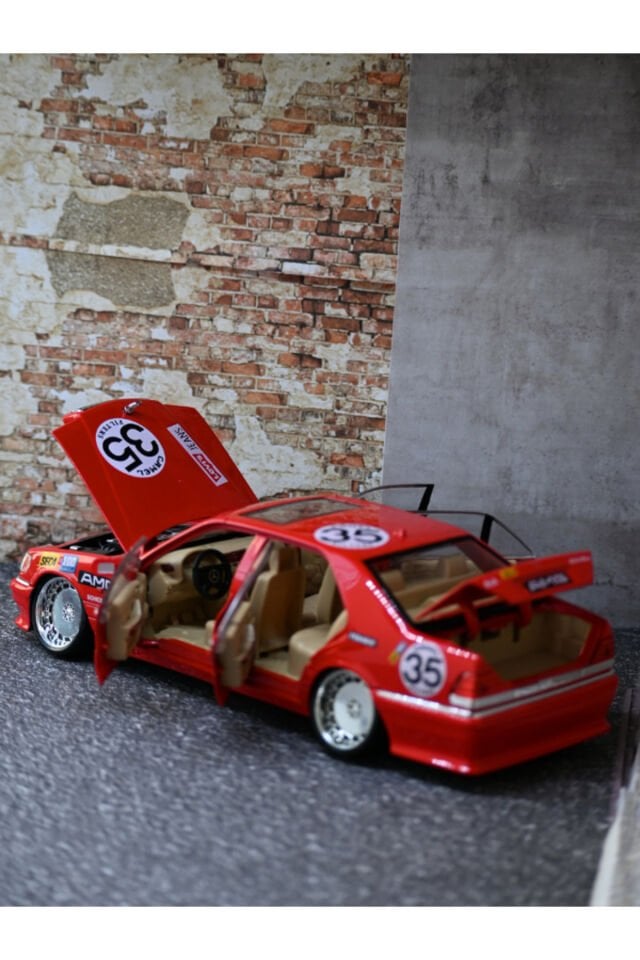 MERCEDES S320 RALLY METAL ARABA KIRMIZI