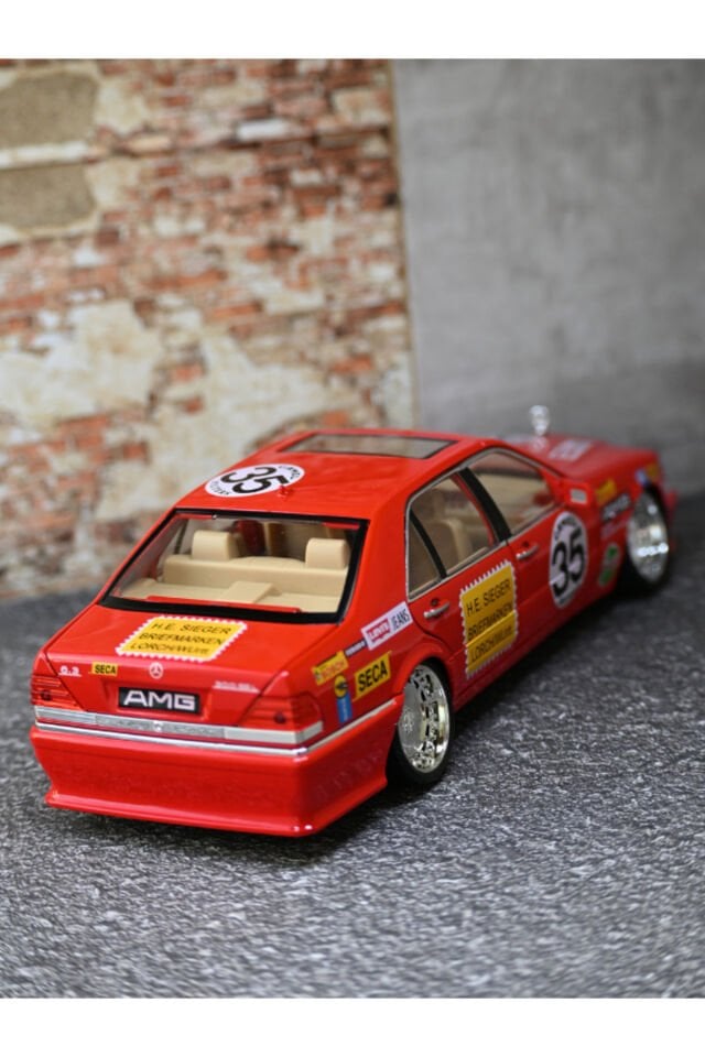 MERCEDES S320 RALLY METAL ARABA KIRMIZI
