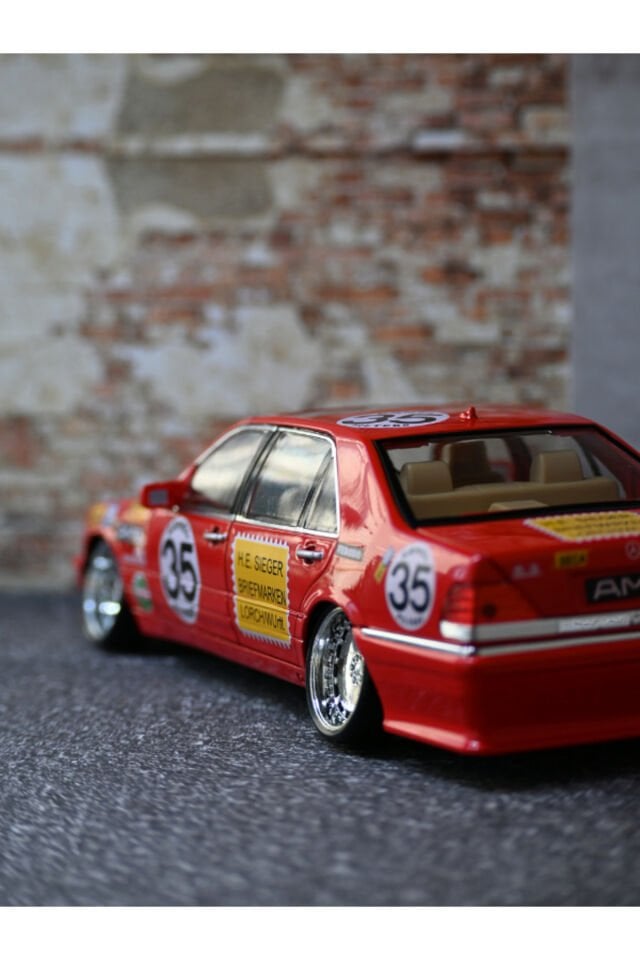 MERCEDES S320 RALLY METAL ARABA KIRMIZI