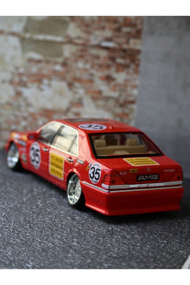 MERCEDES S320 RALLY METAL ARABA KIRMIZI