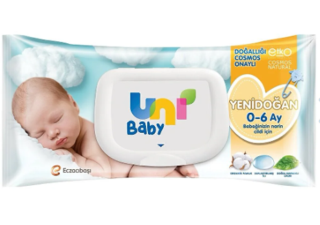 Uni Baby Yenidoğan Islak Mendil 40'lı Paket 12 Adet