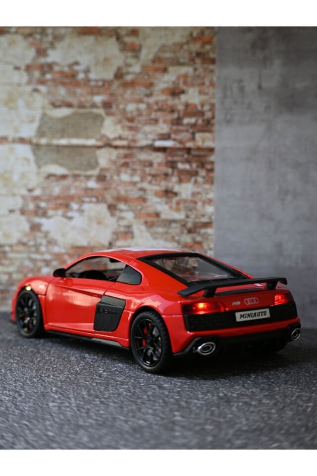 AUDİ R8 METAL ARABA KIRMIZI