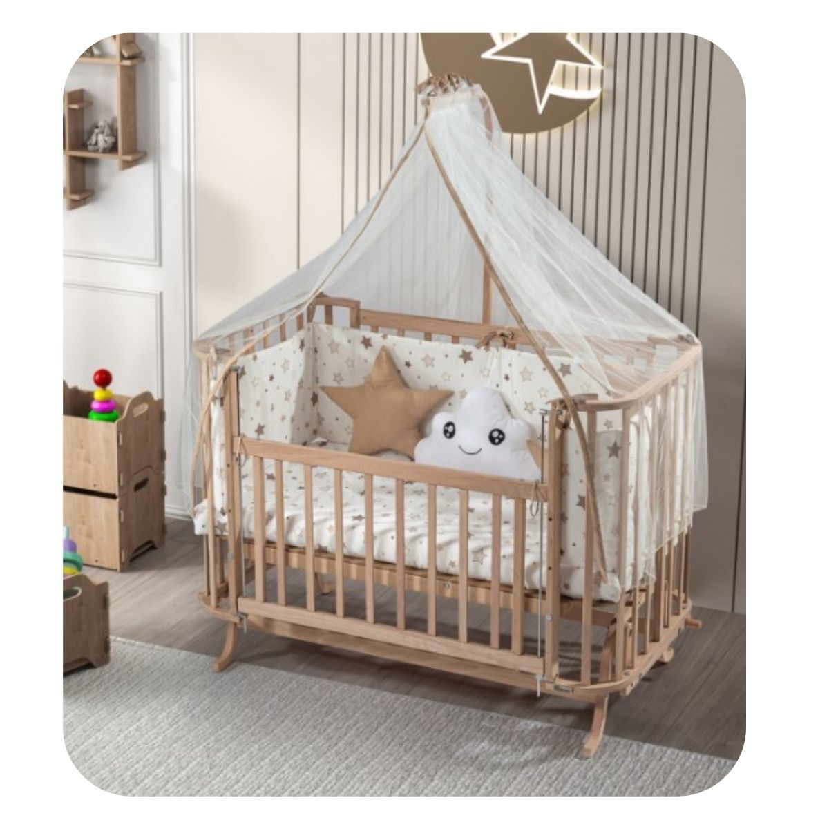 Doğal Mabela Kahve Yıldızlı Uyku Seti İle DM-01