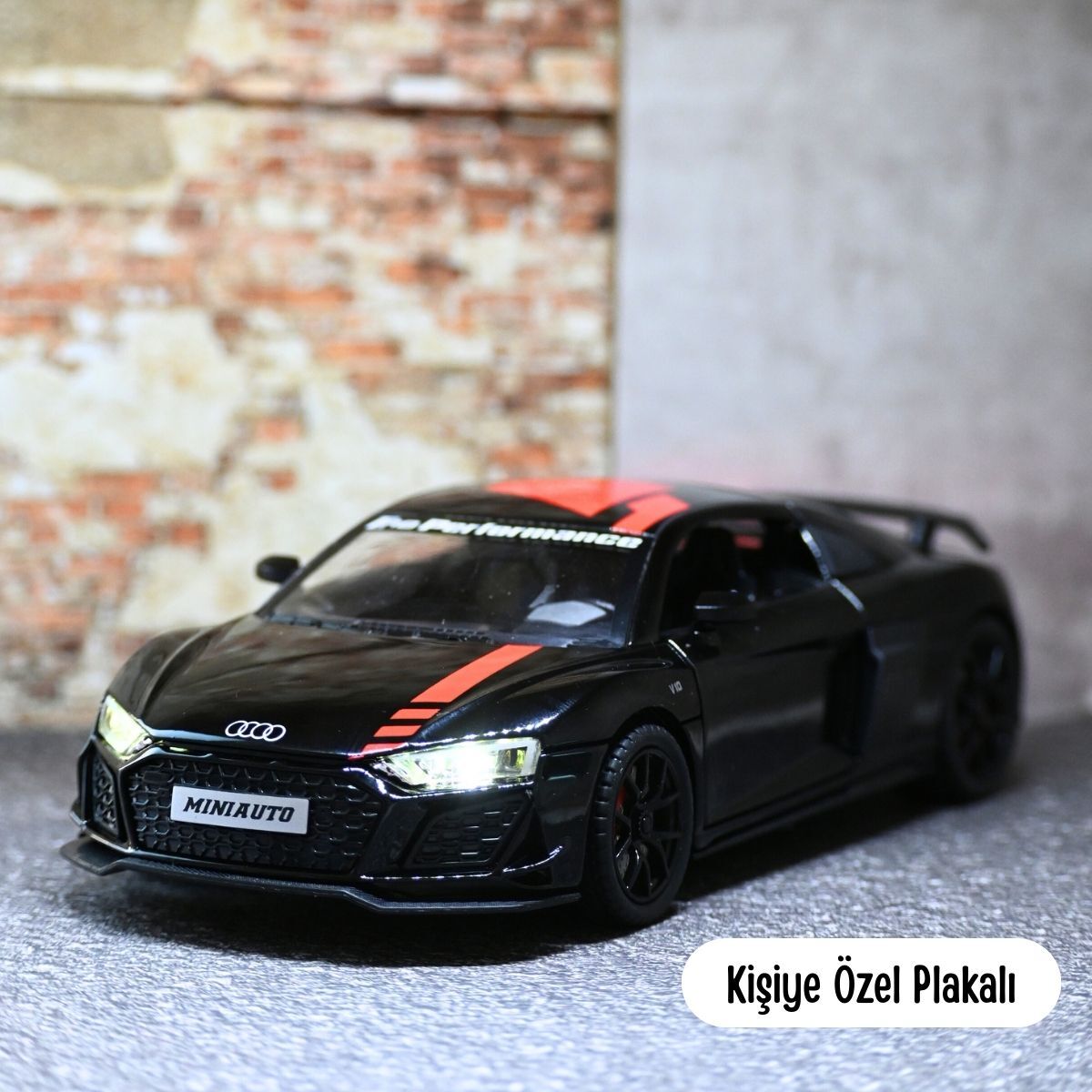 AUDİ R8 METAL ARABA SİYAH