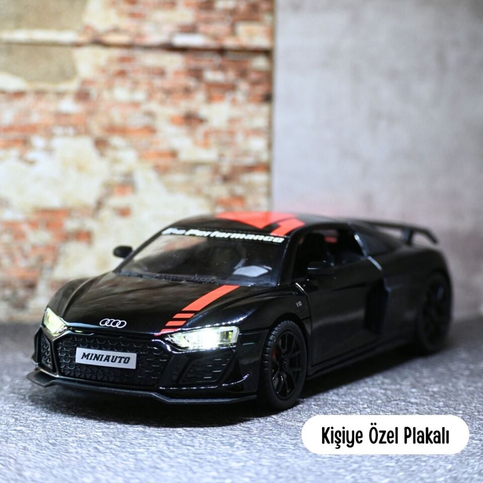AUDİ R8 METAL ARABA SİYAH