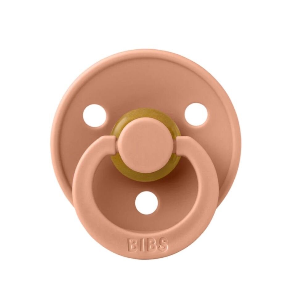 Bibs Colour Kauçuk Emzik Peach 6+ Ay 200246