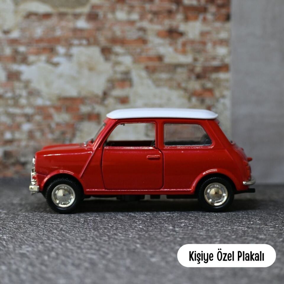 KLASİK MİNİ COOPER METAL ARABA KIRMIZI