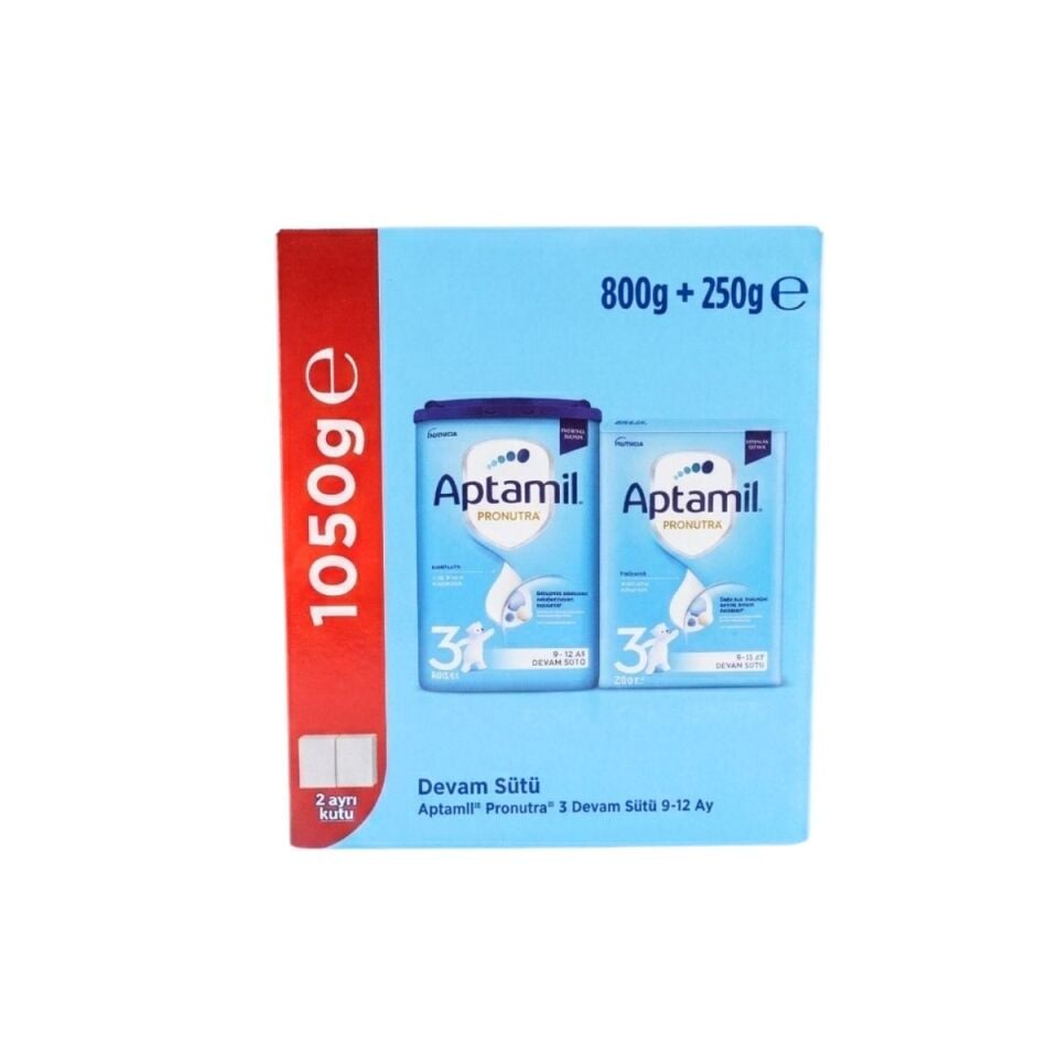 Aptamil Devam Sütü No:3 800+250gr