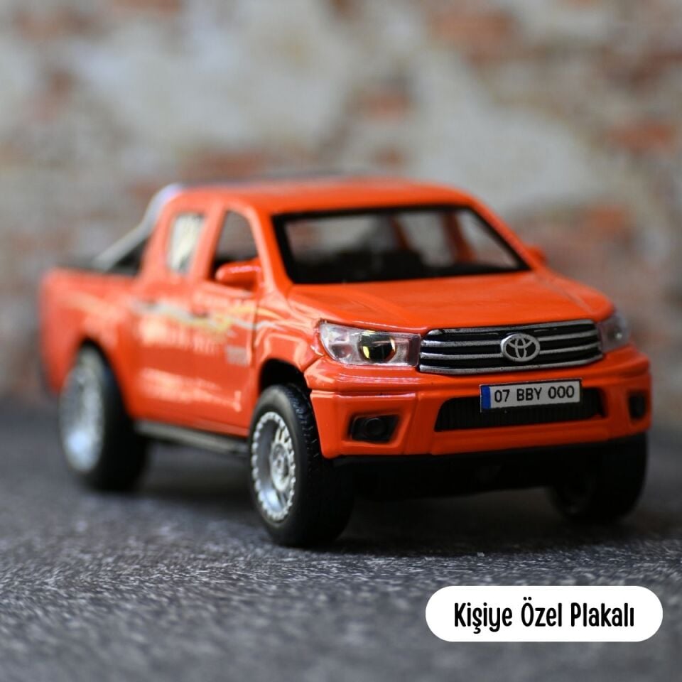TOYOTA HİLUX METAL OYUNCAK ARABA TURUNCU