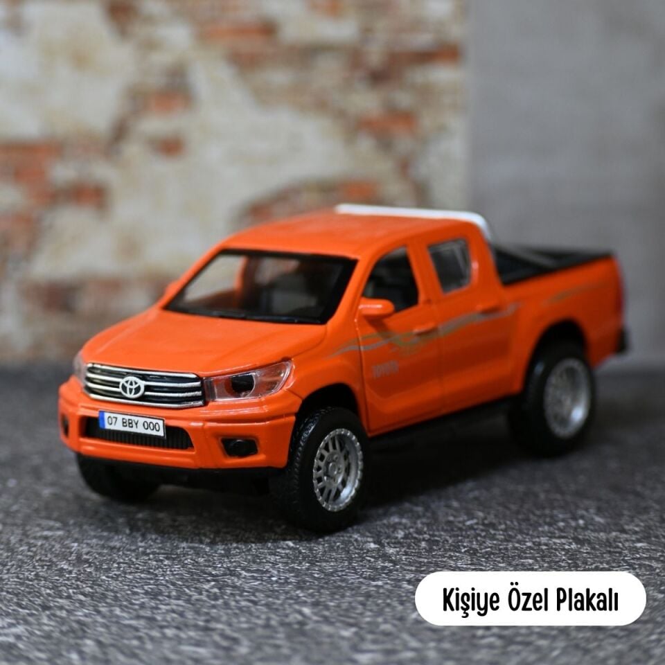 TOYOTA HİLUX METAL OYUNCAK ARABA TURUNCU