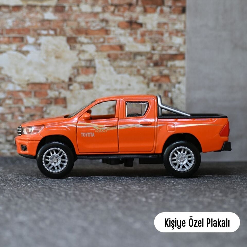 TOYOTA HİLUX METAL OYUNCAK ARABA TURUNCU