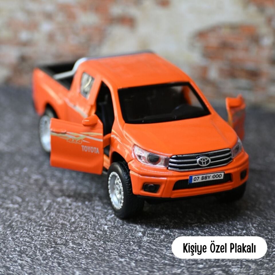 TOYOTA HİLUX METAL OYUNCAK ARABA TURUNCU