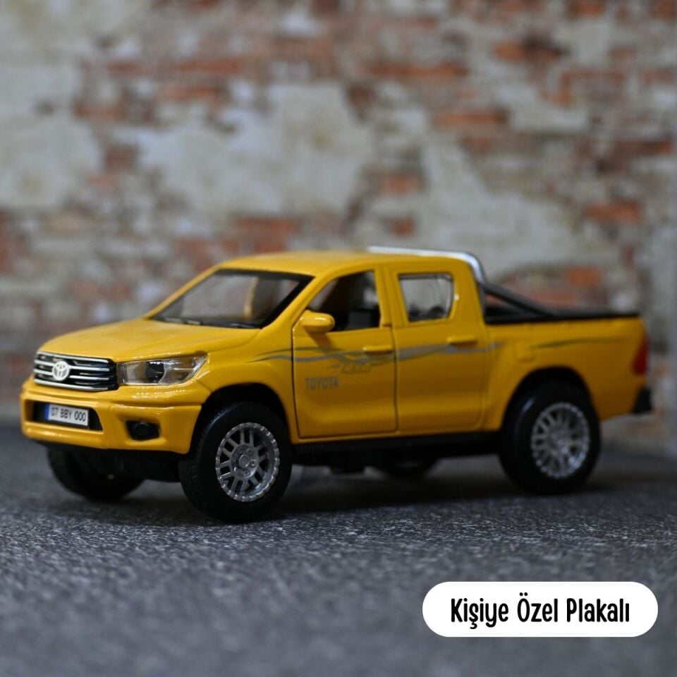 TOYOTA HİLUX METAL OYUNCAK ARABA SARI