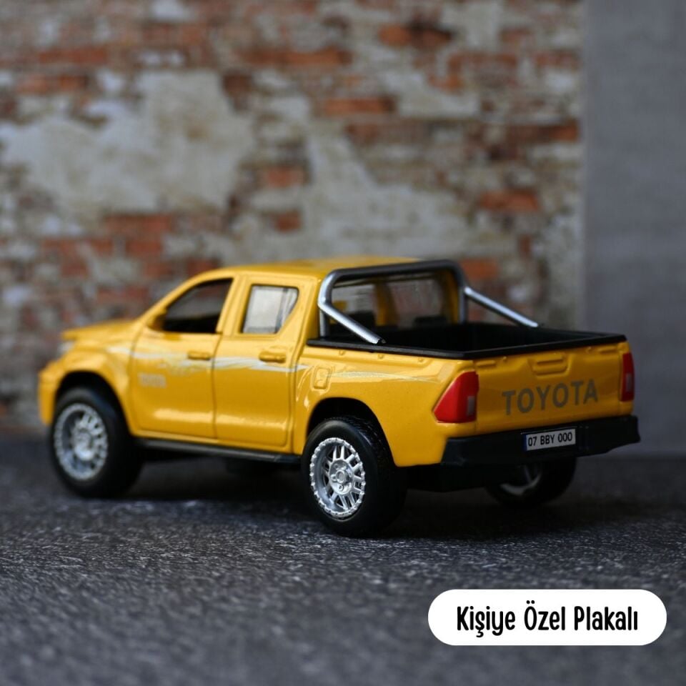 TOYOTA HİLUX METAL OYUNCAK ARABA SARI