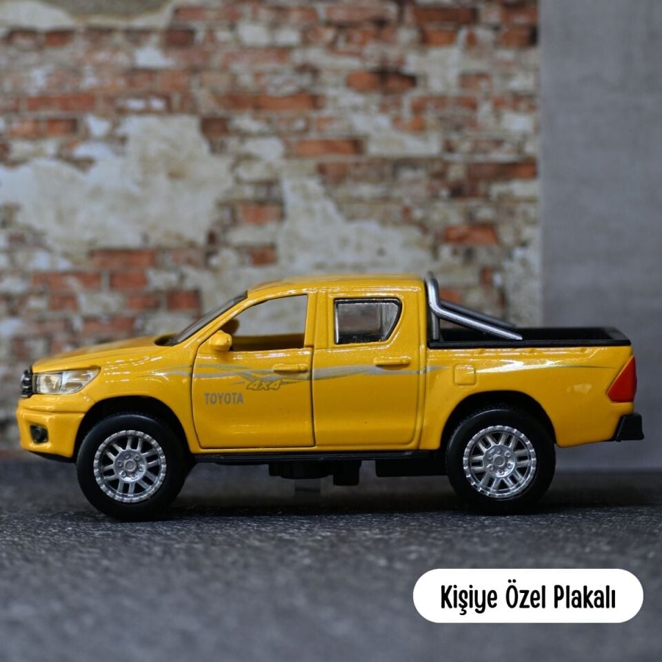 TOYOTA HİLUX METAL OYUNCAK ARABA SARI