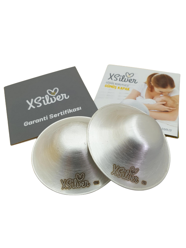 XSilver XL Koruyucu Gümüş Göğüs Ucu Kapakları 2'li