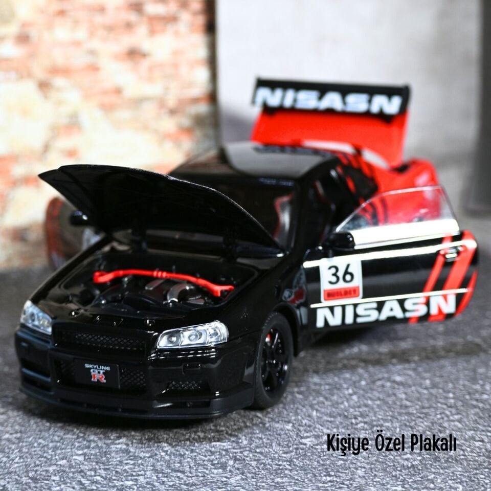 NİSSAN SKYLİNE METAL ARABA SİYAH
