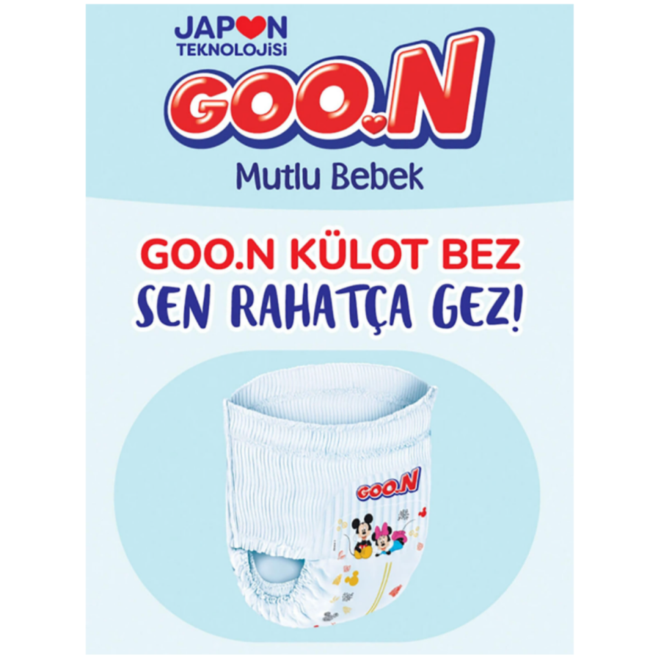 Goon Mutlu Bebek Külot Bez Bebek Bezi 6 (XL) Beden-52 Adet