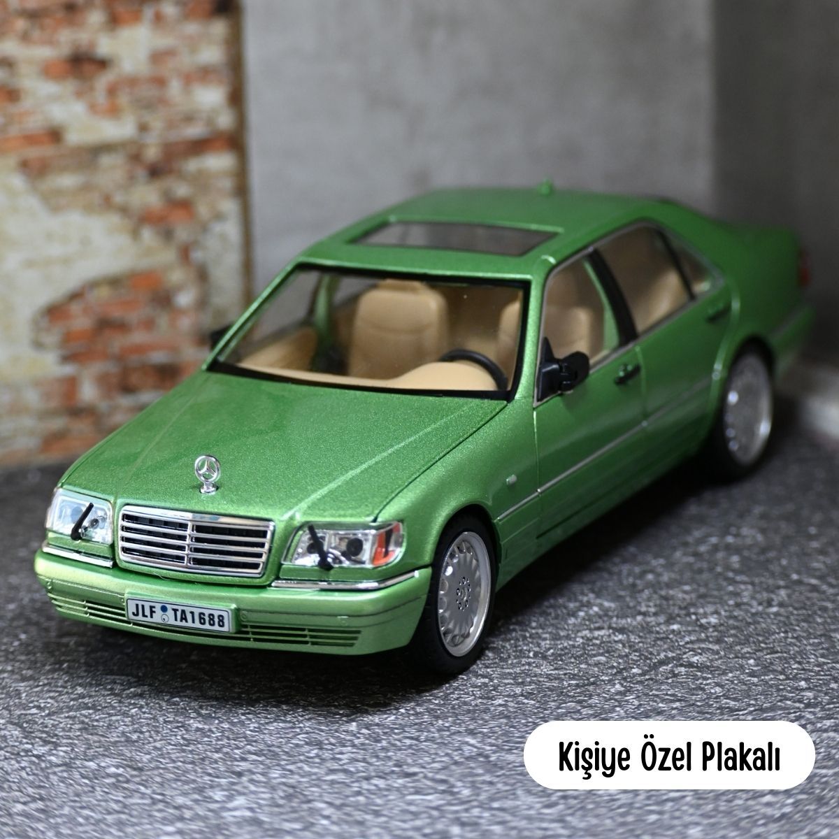 MERCEDES S320 METAL ARABA 1:24 YEŞİL