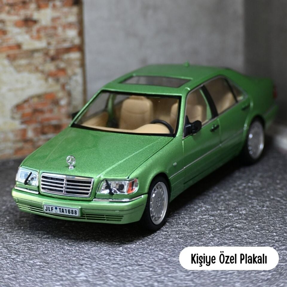 MERCEDES S320 METAL ARABA 1:24 YEŞİL