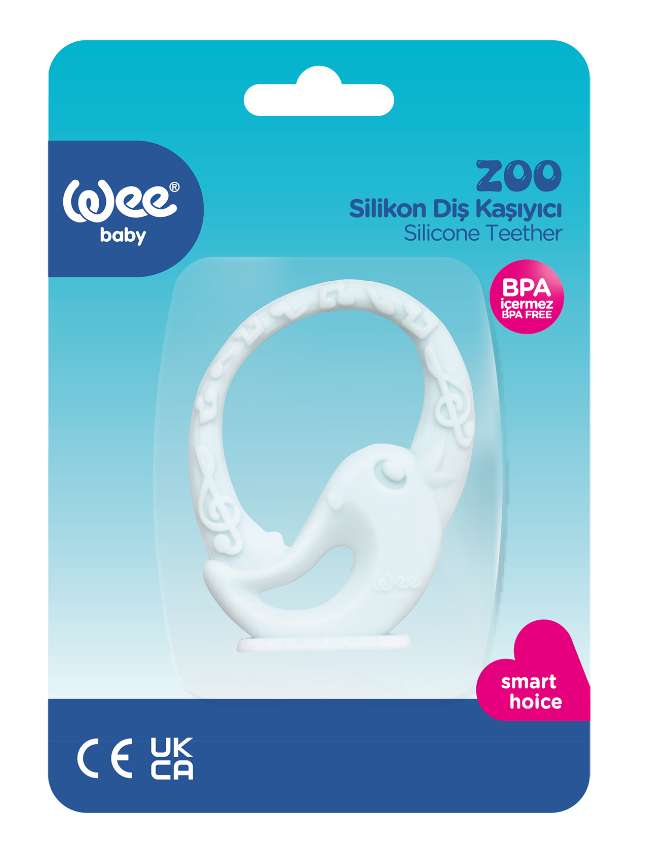 Wee Baby 389 Silikon Diş Kaşıyıcı Zoo