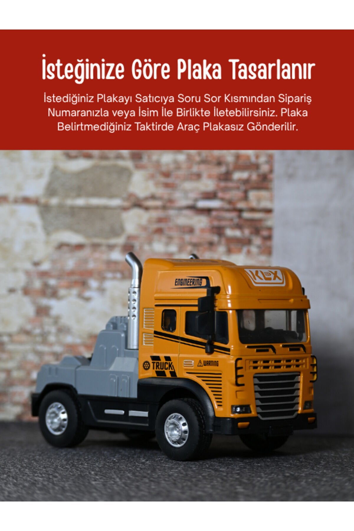 SCANİA TAŞIYICI TIR IŞIKLI VE SESLİ SARI