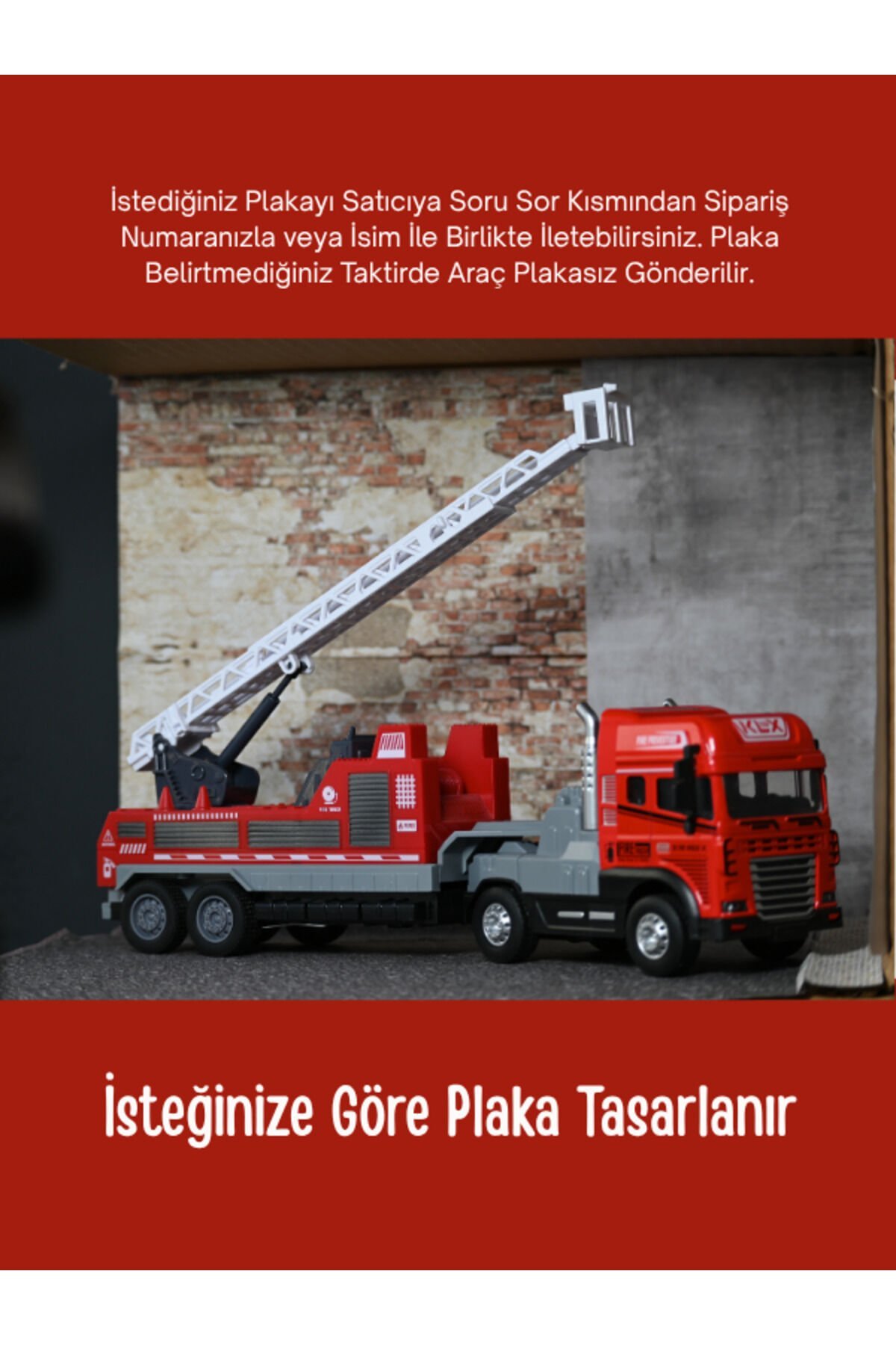 İTFAİYE KAMYONU OYUNCAK MERDİVENLİ