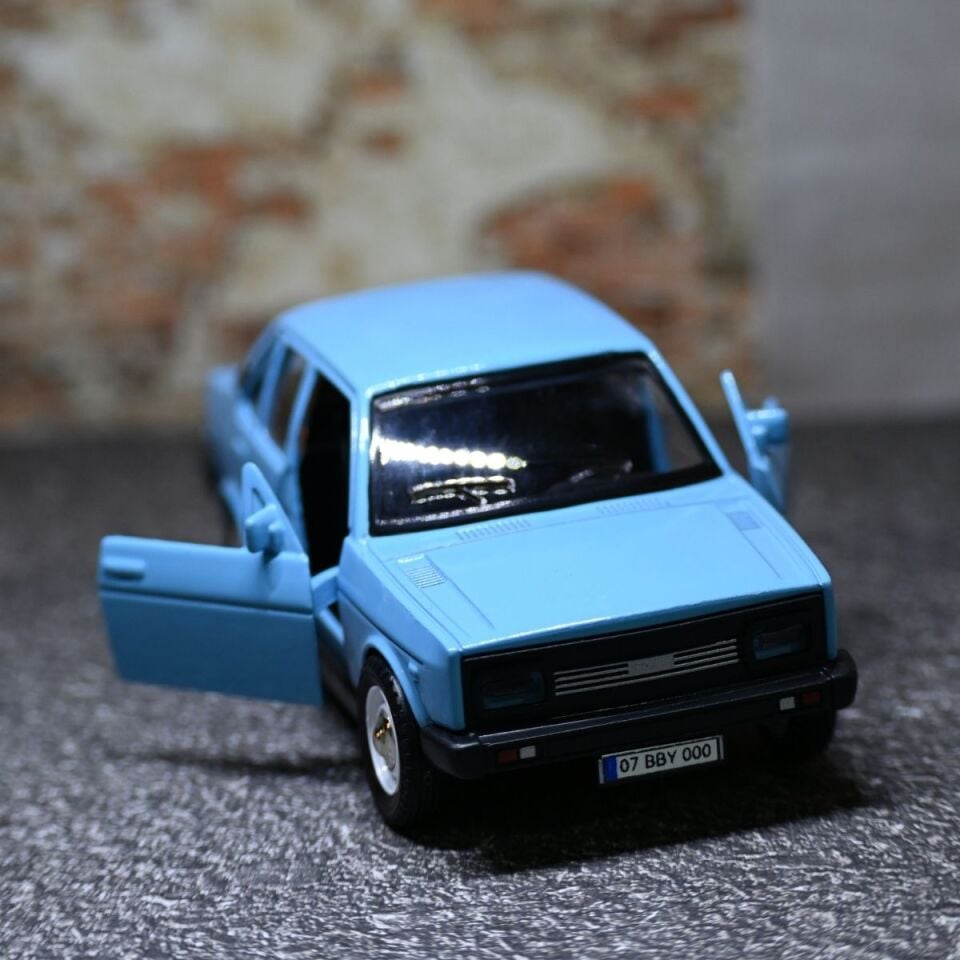 MURAT 131 SESLİ VE IŞIKLI METAL ARABA TURKUAZ