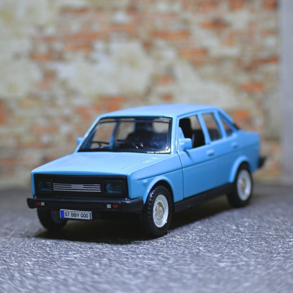 MURAT 131 SESLİ VE IŞIKLI METAL ARABA TURKUAZ