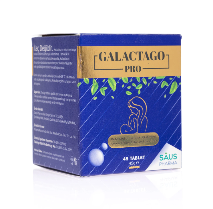 Galactago Süt Artırıcı Pro 45 Tablet
