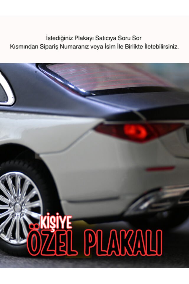 MERCEDES MAYBACH METAL ARABA 1:24 BEYAZ