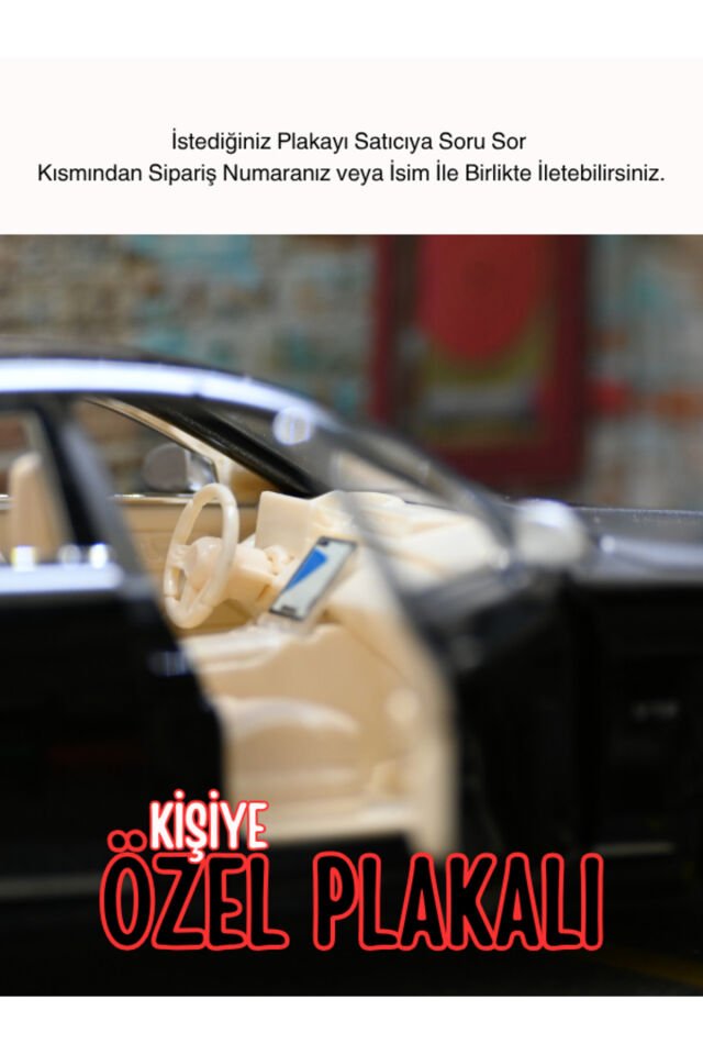 MERCEDES MAYBACH METAL ARABA 1:24 GRİ