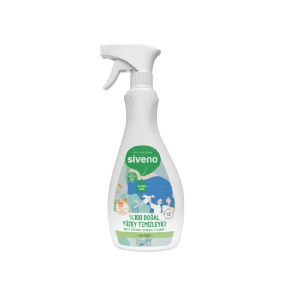 Siveno Yüzey Temizleyici Bitkisel Leke Çıkarıcı Arındırıcı Mermer Fayans ve Ahşap Yüzeyler 500 ml