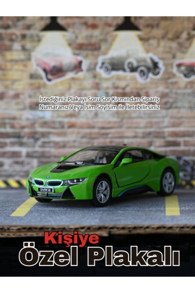 BMW İ8 METAL ARABA YEŞİL
