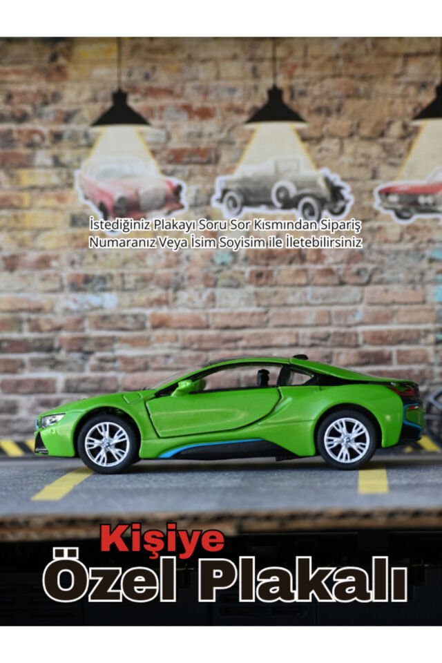 BMW İ8 METAL ARABA YEŞİL