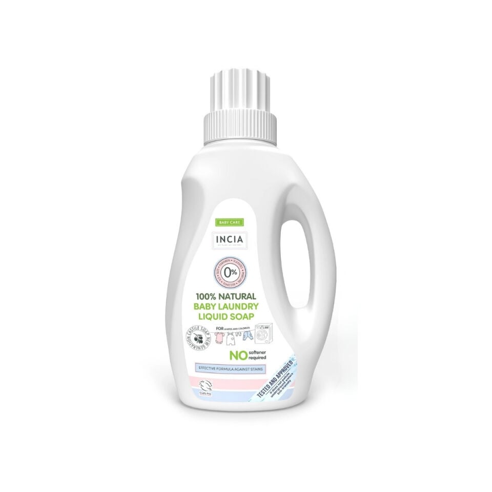Incia Bebek Çamaşır Sabunu Bitkisel Deterjan Yumuşatıcılı Lavanta 750ml
