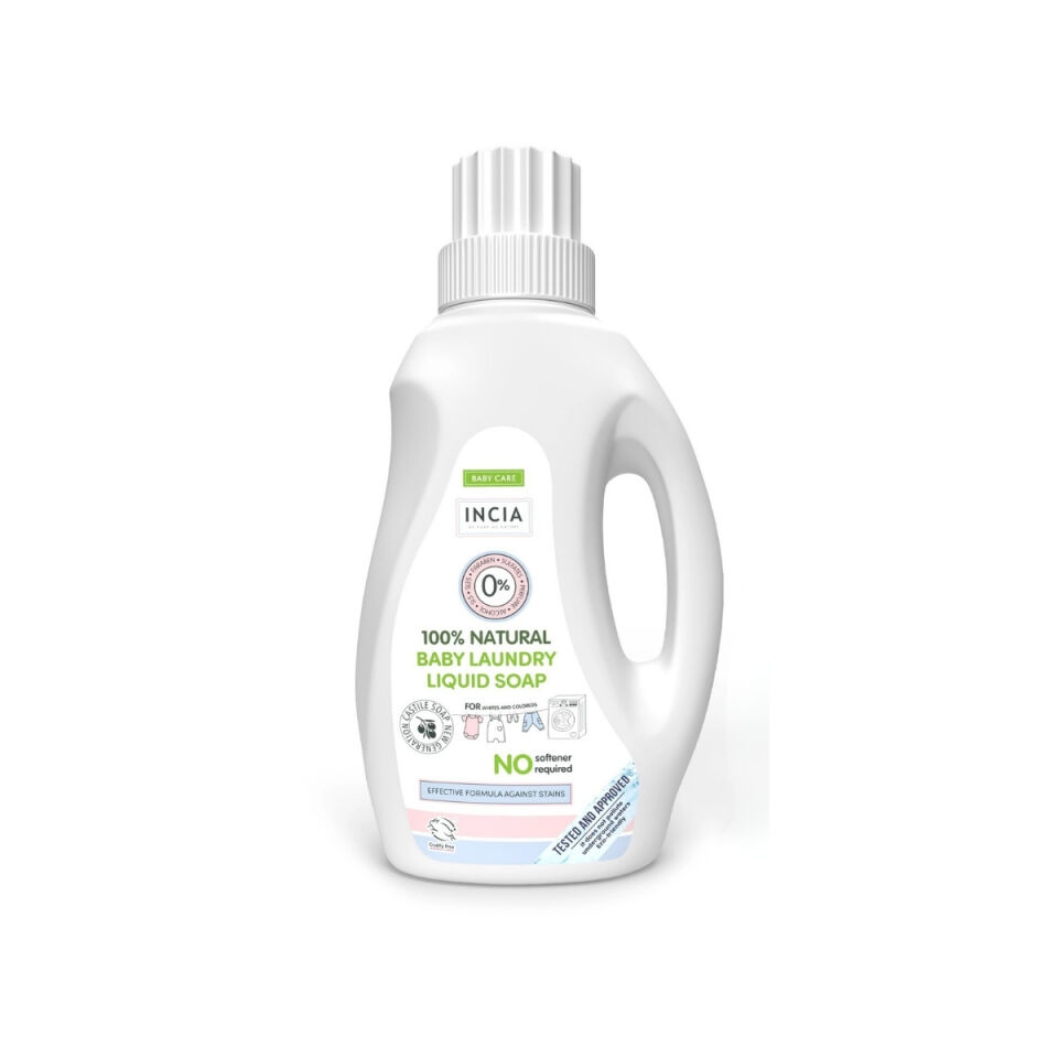 Incia Bebek Çamaşır Sabunu Bitkisel Deterjan Yumuşatıcılı Lavanta 750ml